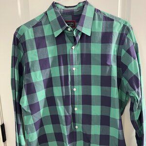 UNTUCK It - Blue/green plaid